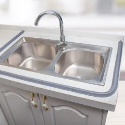 Lariwo Sanitair® Siliconen Waterdorpel 100cm 100 Cm Zwart Douche Douchebak Douchegordijn Wc Toilet Wasbak Waterstopper Waterdorpel Waterdrempel -Badkamer Wijs 1195x1200 13