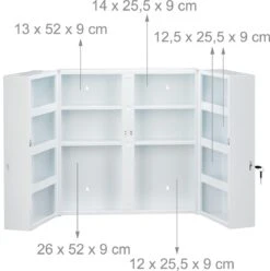 Relaxdays Medicijnkastje Afsluitbaar - Medicatiekastje - Badkamerkast Medicijnen - Wit 16 Relaxdays Medicijnkastje Afsluitbaar - Medicatiekastje - Badkamerkast Medicijnen - Wit -Badkamer Wijs 1195x1200 18