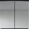 Badplaats Badkamerkast Toledo 60 Cm X 20 Cm X 60 Cm - Zwart - Spiegelkast Badkamer -Badkamer Wijs 1195x1200 19