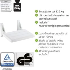 WENKO Douchezitje Secura Opklapbaar - Douchestoel 19 WENKO Douchezitje Secura Opklapbaar - Douchestoel -Badkamer Wijs 1195x1200 22