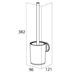 Tiger Tune - Toiletborstel Met Houder - Messing Geborsteld / Zwart 24 Tiger Tune - Toiletborstel Met Houder - Messing Geborsteld / Zwart -Badkamer Wijs 1196x1200 18
