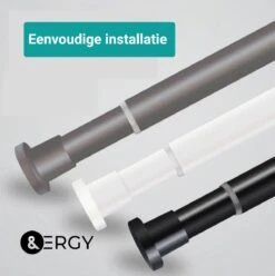 Douchestang Uitschuifbaar 70 - 110 Cm | Douchegordijn Stang | Zwart | Kledingroede Verstelbaar | Ophangsysteem | Kledingstang 14 Douchestang Uitschuifbaar 70 - 110 Cm | Douchegordijn Stang | Zwart | Kledingroede Verstelbaar | Ophangsysteem | Kledingstang -Badkamer Wijs 1196x1200 22