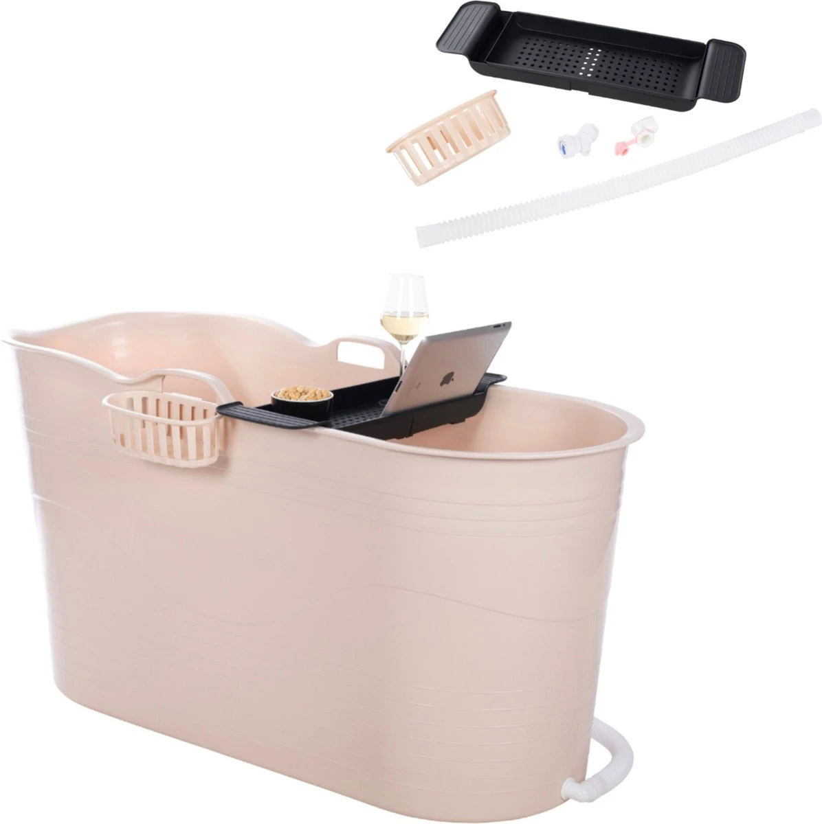 HelloBath Ijsbad - Zitbad - Ice Bath - Ijsbad Wim Hof - Bath Bucket L - Zitbad Voor Volwassenen - Ligbad - 180 Liter - Sand/Beige 3 HelloBath Ijsbad - Zitbad - Ice Bath - Ijsbad Wim Hof - Bath Bucket L - Zitbad Voor Volwassenen - Ligbad - 180 Liter - Sand/Beige
