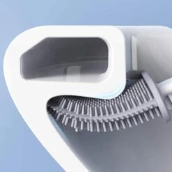 Easy Clean - Flexible Siliconen Wc Borstel Met Houder - Gesloten Onderkant - Ophangbaar - Vernieuwd Design - Toiletborstel - Wit - WC Borstel -Badkamer Wijs 1198x1200 23