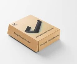 DesignX 3M™ Toiletrolhouder Zonder Boren Zwart Zelfklevend - WC Rolhouder - Matte - Papier - Houder - Incl. 3M Plakstrip -Badkamer Wijs 1200x1003 1