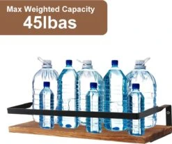 Zwevende Wandplank - 2 Stuks - 40cm - Handdoekhouder En 8 Haakjes - Badkamerplank Decoratieve Muur Opbergplanken Voor Badkamer Slaapkamer, Woonkamer, Keuken Plank 22 Zwevende Wandplank - 2 Stuks - 40cm - Handdoekhouder En 8 Haakjes - Badkamerplank Decoratieve Muur Opbergplanken Voor Badkamer Slaapkamer, Woonkamer, Keuken Plank -Badkamer Wijs 1200x1003 3