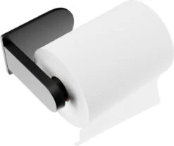 Nevana Toiletrolhouder - WC Rolhouder - Toiletpapier - Papier Rol Houder - Zelfklevend - Zonder Boren - Zwart - RVS -Badkamer Wijs 1200x1004 4