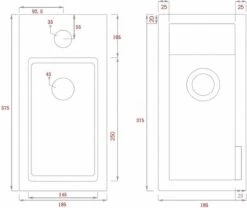 Differnz Helios Fonteinset - Wasbak Keramiek - Wit - Rechte Kraan - Chroom - Standaard Greep - 36 X 18 X 9 Cm 28 Differnz Helios Fonteinset - Wasbak Keramiek - Wit - Rechte Kraan - Chroom - Standaard Greep - 36 X 18 X 9 Cm -Badkamer Wijs 1200x1009 1