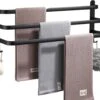 Nolad® Handdoekrek 3-armig - Handdoekhouder - Handdoekenrek - Zwart -Badkamer Wijs 1200x1013