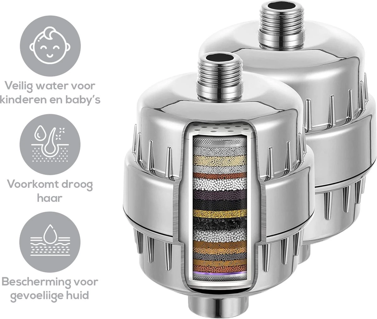 Madine Professionele Douchefilter - Waterfilter Voor Douchekop - Shower Filter - Waterfilter - Kraanfilter 6 Madine Professionele Douchefilter - Waterfilter Voor Douchekop - Shower Filter - Waterfilter - Kraanfilter - Afbeelding 4