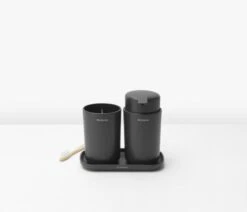 Brabantia ReNew Badkameraccessoires Set - 3-delig - Dark Grey -Badkamer Wijs 1200x1032 8