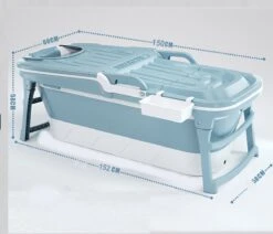 Foresta Opvouwbaar Bad Voor Volwassenen - 150cm - Bath Bucket - Blauw 18 Foresta Opvouwbaar Bad Voor Volwassenen - 150cm - Bath Bucket - Blauw -Badkamer Wijs 1200x1032 9