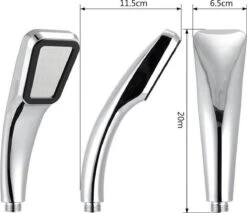 Merkloos Water Besparend Hoge Druk Douchekop | 300 Gaten -Badkamer Wijs 1200x1033 4