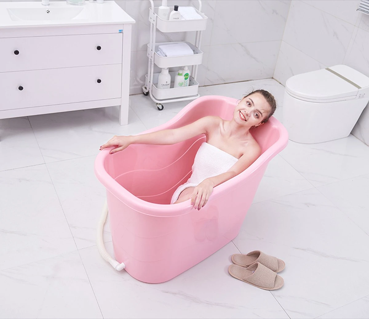 Goodlife Zitbad Voor Volwassenen XL – Roze - Bath Bucket – 330L 1M Lang – Mobiele Badkuip – Zitbad Voor In De Douche - Zitbad - Mobiele Badkuip - Zitbad Kinderen - Zitbad Voor Volwassenen 5 Goodlife Zitbad Voor Volwassenen XL – Roze - Bath Bucket – 330L 1M Lang – Mobiele Badkuip – Zitbad Voor In De Douche - Zitbad - Mobiele Badkuip - Zitbad Kinderen - Zitbad Voor Volwassenen - Afbeelding 3