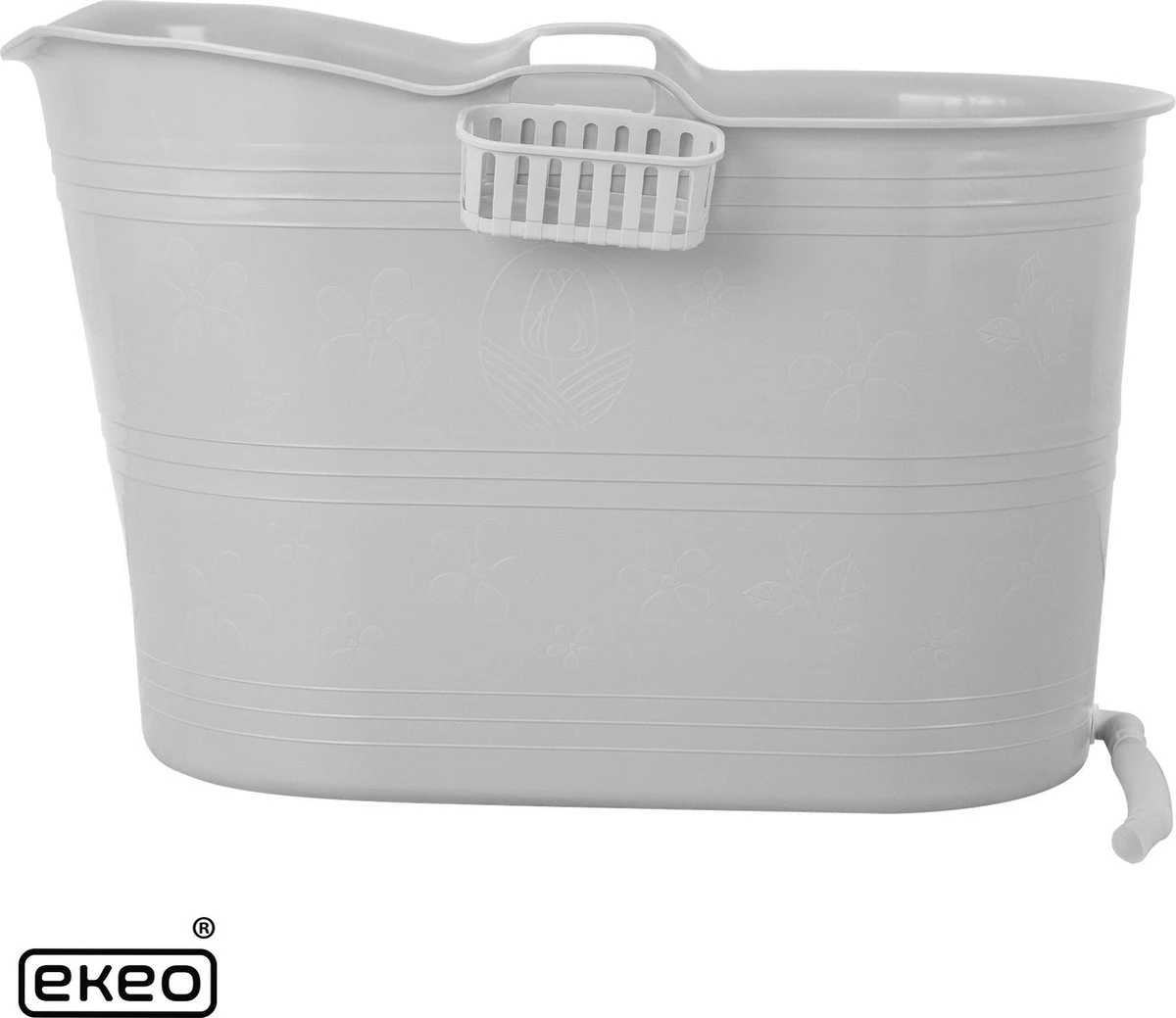 EKEO Zitbad - 210L - Mobiele Badkuip - Bath Bucket - Wit 4 EKEO Zitbad - 210L - Mobiele Badkuip - Bath Bucket - Wit - Afbeelding 2