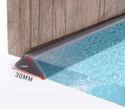 Lariwo Sanitair® Siliconen Waterdorpel 100cm 100 Cm Zwart Douche Douchebak Douchegordijn Wc Toilet Wasbak Waterstopper Waterdorpel Waterdrempel -Badkamer Wijs 1200x1042 3