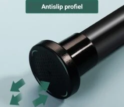 Douchestang Uitschuifbaar 70 - 110 Cm | Douchegordijn Stang | Zwart | Kledingroede Verstelbaar | Ophangsysteem | Kledingstang 16 Douchestang Uitschuifbaar 70 - 110 Cm | Douchegordijn Stang | Zwart | Kledingroede Verstelbaar | Ophangsysteem | Kledingstang -Badkamer Wijs 1200x1045 3