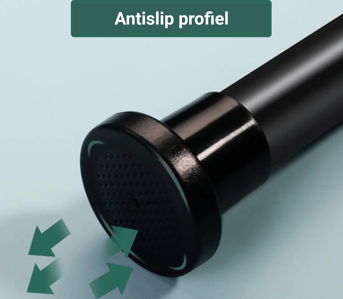 Douchestang Uitschuifbaar 70 - 110 Cm | Douchegordijn Stang | Zwart | Kledingroede Verstelbaar | Ophangsysteem | Kledingstang 9 Douchestang Uitschuifbaar 70 - 110 Cm | Douchegordijn Stang | Zwart | Kledingroede Verstelbaar | Ophangsysteem | Kledingstang - Afbeelding 7