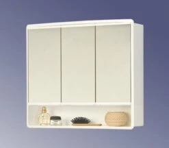Jokey Lymo Spiegelkast Met 3 Deuren 58x49.5x14.5cm Wit -Badkamer Wijs 1200x1048 1