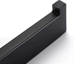 DesignX 3M™ Toiletrolhouder Zonder Boren Zwart Zelfklevend - WC Rolhouder - Matte - Papier - Houder - Incl. 3M Plakstrip -Badkamer Wijs 1200x1049