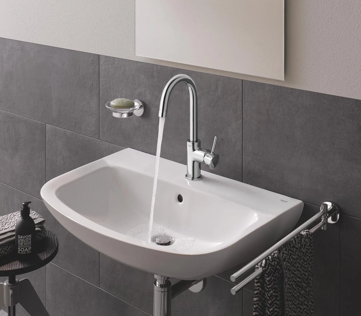 GROHE Bau Wastafel - Keramiek - 60 X 44 Cm - Wit 12 GROHE Bau Wastafel - Keramiek - 60 X 44 Cm - Wit - Afbeelding 10