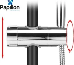 Merkloos Universeel Glijstuk - Chroom - 25 Mm - Handdouchehouder - Papillon -Badkamer Wijs 1200x1050 5