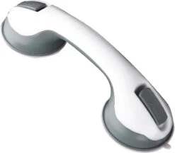Merkloos Handgreep Met Zuignap Voor Badkamer, Douche En Toilet – Veilige Oplossing Zonder Boorgaten – Veiligheidsgreep – Helping Hand Handvat - 30CM - Handig Hulpmiddel Voor Kinderen En Ouderen