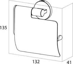 Tiger Noon Toiletrolhouder Met Klep - Zwart 8 Tiger Noon Toiletrolhouder Met Klep - Zwart -Badkamer Wijs 1200x1051 1