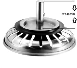 Merkloos Gootsteen Afvoerplug - 83 Mm - RVS Afvoerzeef Spoelbak - Korfplug 20 Merkloos Gootsteen Afvoerplug - 83 Mm - RVS Afvoerzeef Spoelbak - Korfplug -Badkamer Wijs 1200x1059 8