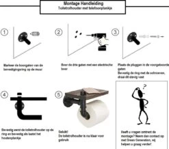 Merkloos Toiletrolhouder Met Telefoonplankje – Plankje - Toiletpapier - Zwart - WC Rolhouder – Badkamer Accesoires – Telefoonhouder 11 Merkloos Toiletrolhouder Met Telefoonplankje – Plankje - Toiletpapier - Zwart - WC Rolhouder – Badkamer Accesoires – Telefoonhouder -Badkamer Wijs 1200x1060 2