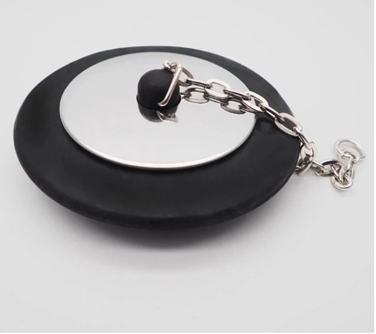 FSW-Products - 1 Stuk - RVS Afvoerstop - Afvoerplug Met Ketting - Zilver - Anti Haar Afvoer Stop - Afvoerstopper - Wastafel - Gootsteen - Spoelbak - Bad - Badkamer - Douchebak - Keuken - Badstop - Haarvanger - Anti Verstopping – Waterstopper 5 FSW-Products - 1 Stuk - RVS Afvoerstop - Afvoerplug Met Ketting - Zilver - Anti Haar Afvoer Stop - Afvoerstopper - Wastafel - Gootsteen - Spoelbak - Bad - Badkamer - Douchebak - Keuken - Badstop - Haarvanger - Anti Verstopping – Waterstopper - Afbeelding 3