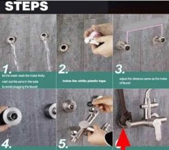 Merkloos Inbouw Wastafelkraan 8654-CB - Muurkraan - RVS - Mat Zwart -Badkamer Wijs 1200x1065 6