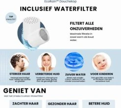 EcoRain™ Charly Waterbesparende Douchekop Zwart - 50% Waterbesparend - Regendouche 13 Cm - 3 Sproeistanden - Hoge Druk - Handdouche 12 EcoRain™ Charly Waterbesparende Douchekop Zwart - 50% Waterbesparend - Regendouche 13 Cm - 3 Sproeistanden - Hoge Druk - Handdouche -Badkamer Wijs 1200x1071 5