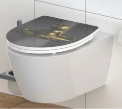 SCHÜTTE WC-Bril 82581 RELAXING FROG - High Gloss - Duroplast - Soft Close - Afklikbaar - RVS-Scharnieren - Decor - 1-zijdige Print -Badkamer Wijs 1200x1072 2