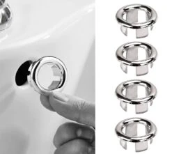 SVH Company Wasbak Overloop Rozet Gootsteen Ring - Rond - Chroom Zilver - 4 Stuks -Badkamer Wijs 1200x1073 9