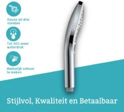 BADO Douchekop Met Slang - Handdouche - Douchekop - Waterbesparend - Doucheslang - Chroom -Badkamer Wijs 1200x1078 1