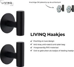 Toiletset Zwart 4-delig - Toiletaccessoireset - Toiletborstelhouder - Toiletrolhouder - Reserverolhouder - Handdoekhaakjes - RVS - Toilet Accessoires Set - Badkamer -Badkamer Wijs 1200x1078 5