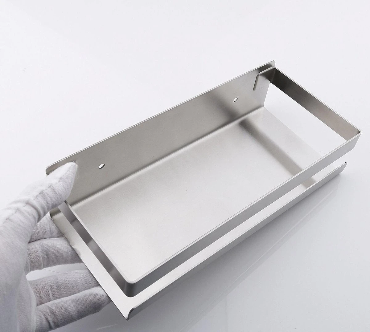 Merkloos Doucherek Zilver - Douche Rek - Zelfklevend - Badkamer Planchet - Inclusief Montageset 7 Merkloos Doucherek Zilver - Douche Rek - Zelfklevend - Badkamer Planchet - Inclusief Montageset - Afbeelding 5