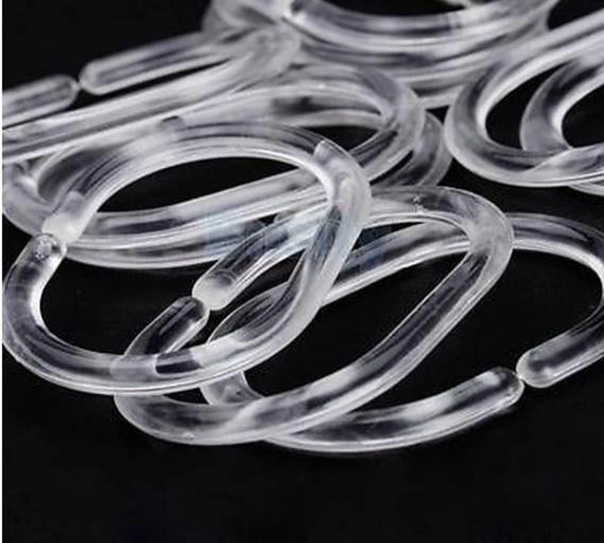 Merkloos Douchegordijn Ringen Set/12 Stuks - Transparant - Ringen Douche Gordijn - Shower Curtain Rings 4 Merkloos Douchegordijn Ringen Set/12 Stuks - Transparant - Ringen Douche Gordijn - Shower Curtain Rings - Afbeelding 2