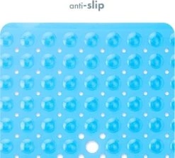 TranquilBeauty Vierkante Blauwe Douchemat, 53x53 Cm, Antislip, Machinewasbaar, Douchematten Met Antislip Zuignappen Voor Kinderen En Ouderen -Badkamer Wijs 1200x1081 5