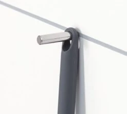 Sealskin Urban Deluxe Raamwisser Inclusief Flexibele Glashaak En Schroefhaak - RVS Gepolijst -Badkamer Wijs 1200x1084