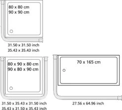 WENKO Douchegordijnstang Hoek Universeel Aluminium Zwart - Douchestang -Badkamer Wijs 1200x1084 3