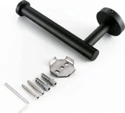 Design Toiletrolhouder - WC Rolhouder - RVS Mat Zwart - Incl. Schroeven 25 Design Toiletrolhouder - WC Rolhouder - RVS Mat Zwart - Incl. Schroeven -Badkamer Wijs 1200x1085