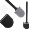 WC Borstel - Siliconen Borstel Met Houder - Hangend Met Plakstrip - Duurzaam Toilet Borstel - Zwart - Rheme -Badkamer Wijs 1200x1089 3