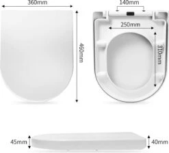Merkloos WC Bril-Toiletbril-Soft Close En Quick-release-functie -Badkamer Wijs 1200x1090 1