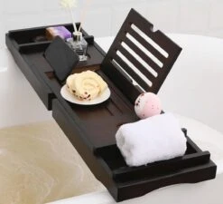 Merkloos Decopatent® Badplank - Uitschuifbaar 75 -> 110 Cm - Verstelbaar Bamboe Badrekje Voor In Bad - Boekenhouder - Tablethouder - Bruin 11 Merkloos Decopatent® Badplank - Uitschuifbaar 75 -> 110 Cm - Verstelbaar Bamboe Badrekje Voor In Bad - Boekenhouder - Tablethouder - Bruin -Badkamer Wijs 1200x1092 6