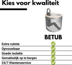 BETUB Zitbad Opvouwbare Badkuip Folding Bath Bathtub – Zit Zwembad – Ijsbad – Warm Bad – Ontspanning – Voor Onder De Douche – Tuin - Balkon Incl. Zitkussen 13 BETUB Zitbad Opvouwbare Badkuip Folding Bath Bathtub – Zit Zwembad – Ijsbad – Warm Bad – Ontspanning – Voor Onder De Douche – Tuin - Balkon Incl. Zitkussen -Badkamer Wijs 1200x1093 8