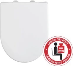 WENKO WC Bril Sindia - Wit Duroplast - Easy-Close Sluiting - Fix-Clip Bevestiging In RVS - Belastbaar Tot 300 Kg - Toiletbril - Toiletzitting -Badkamer Wijs 1200x1095 7