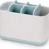 Joseph Joseph Badkamer Easy-Store Tandenborstelorganiser Large - 16.8x8.4x12.6 Cm - Creme/licht Blauw