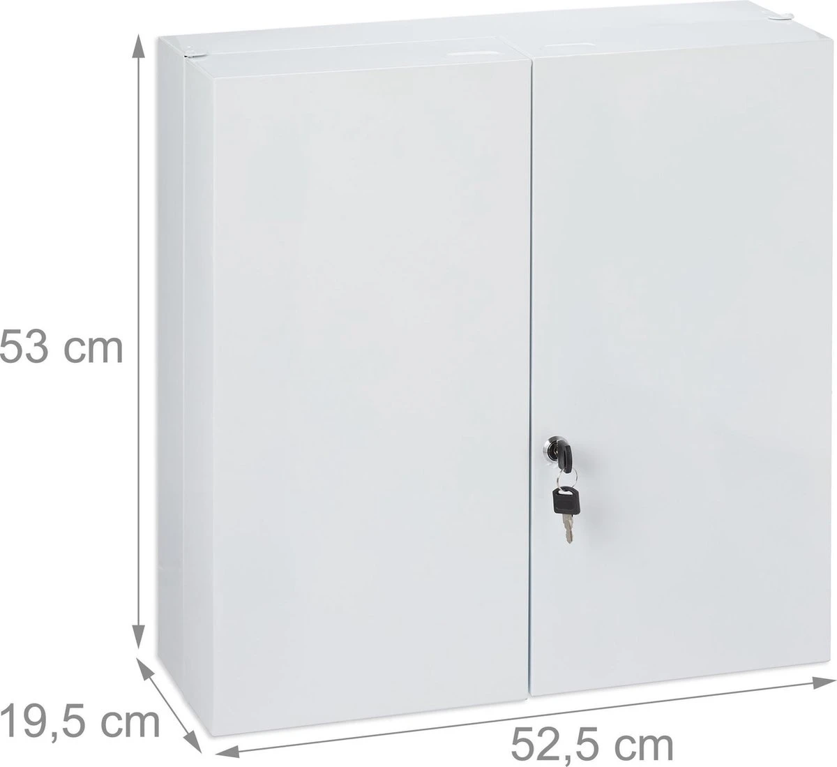 Relaxdays Medicijnkastje Afsluitbaar - Medicatiekastje - Badkamerkast Medicijnen - Wit 6 Relaxdays Medicijnkastje Afsluitbaar - Medicatiekastje - Badkamerkast Medicijnen - Wit - Afbeelding 4